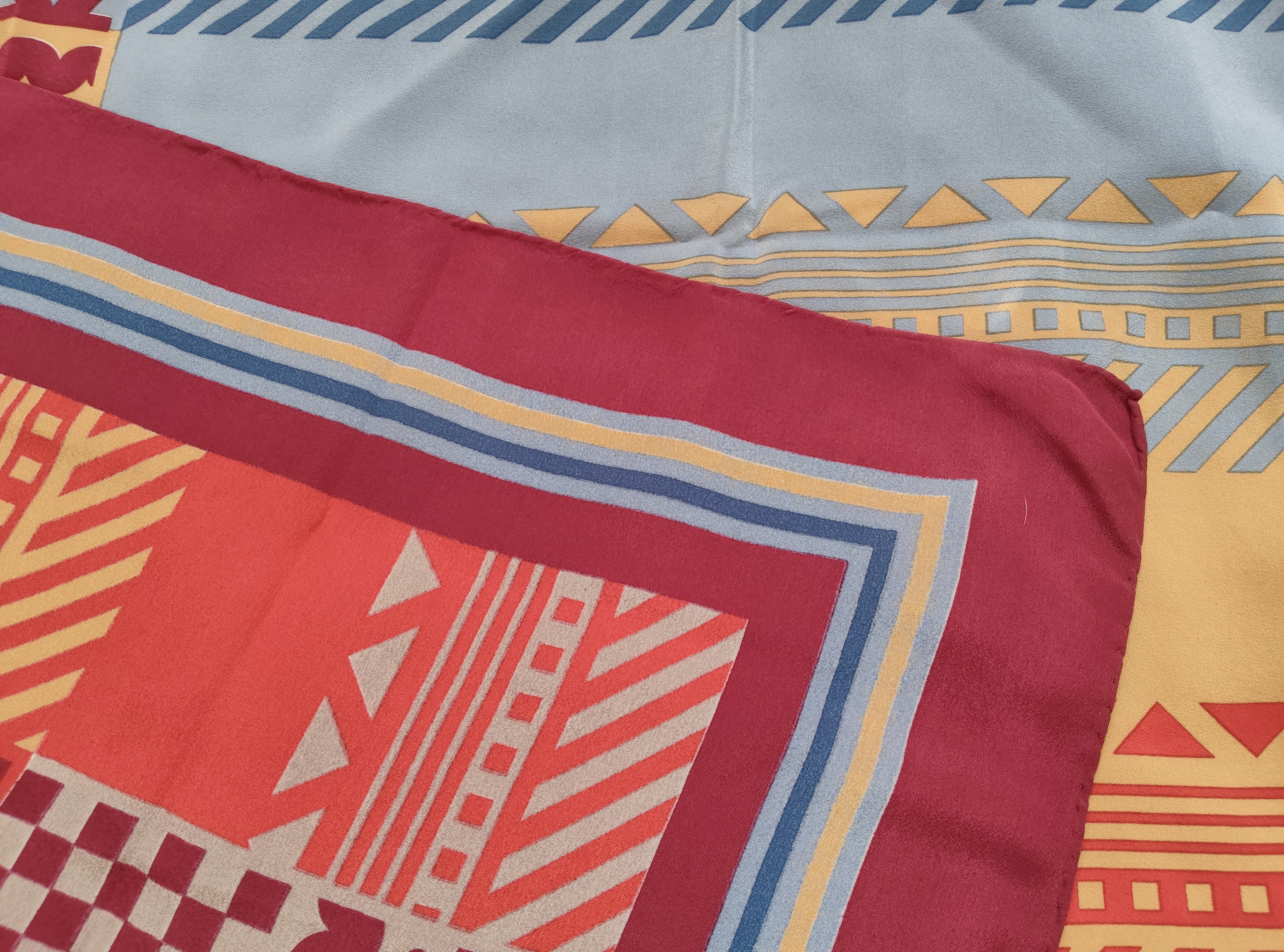 Foulard en soie Christian DIOR vintage multicolore 