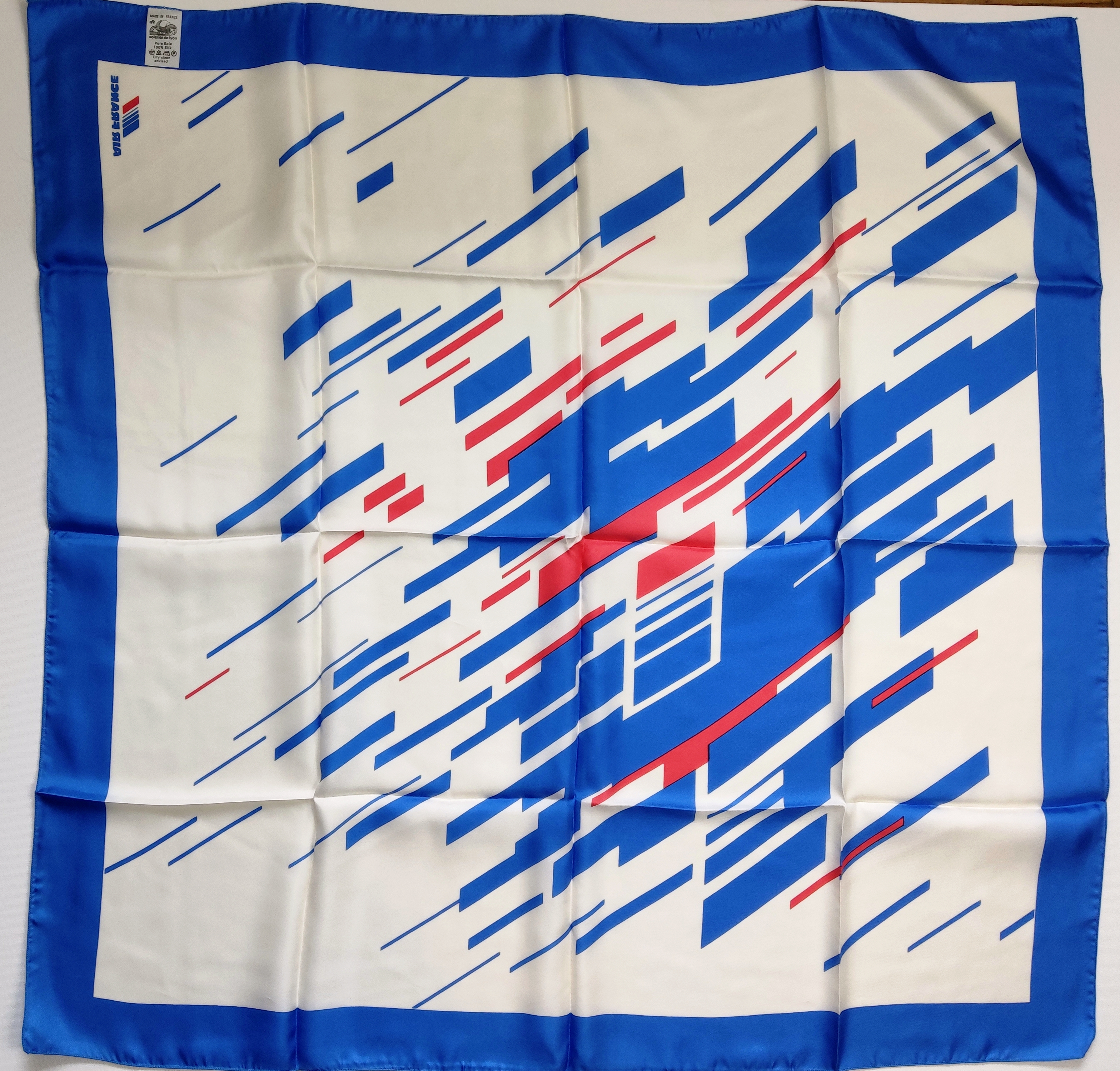 Foulard AIR FRANCE vintage en soie 