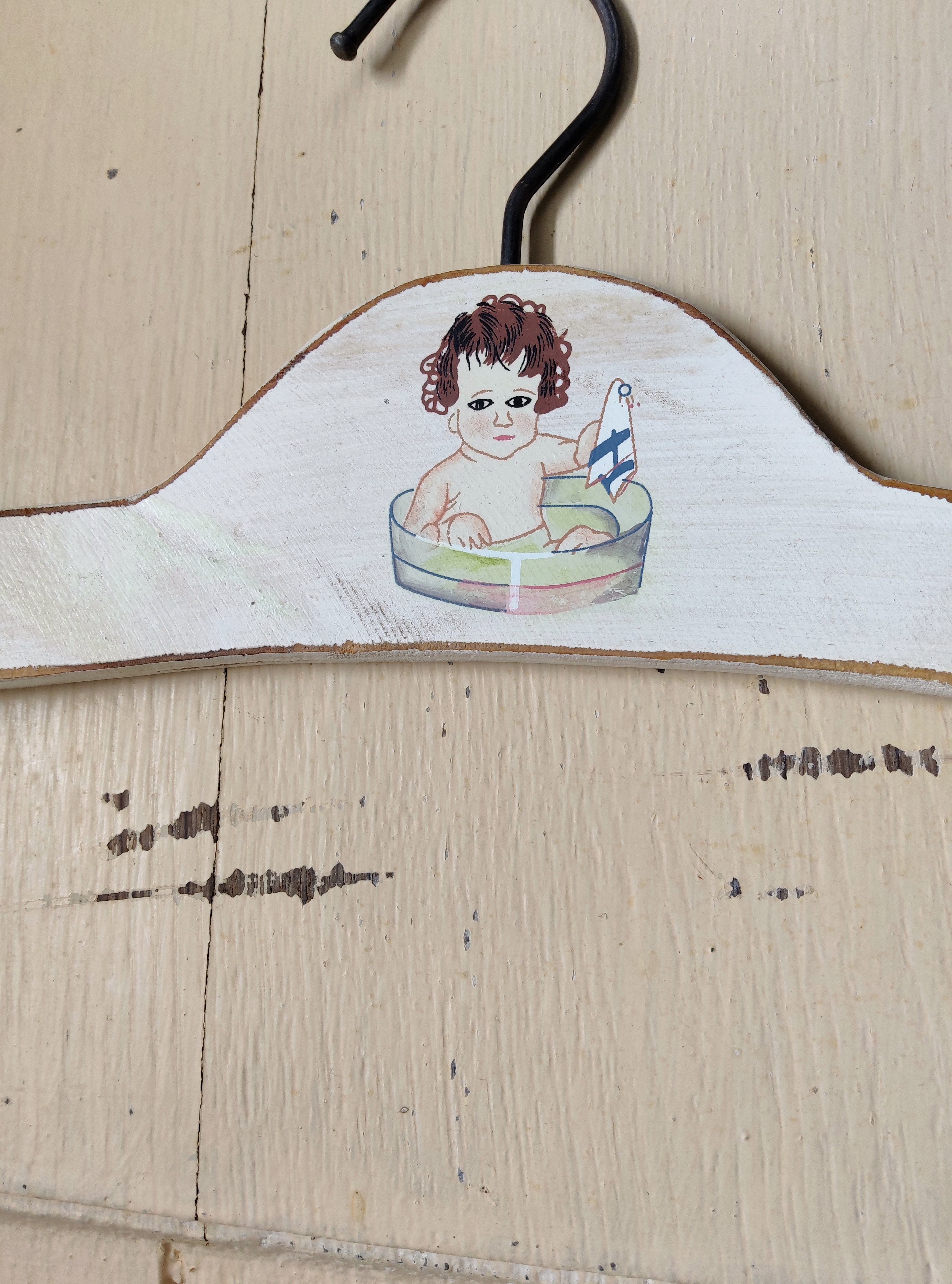 Lot 3 petits Cintres pour enfants vintages