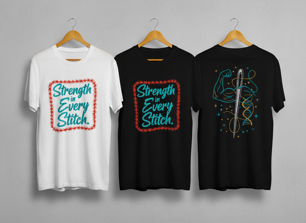 Strength in Every Stitch T-Shirt Collection