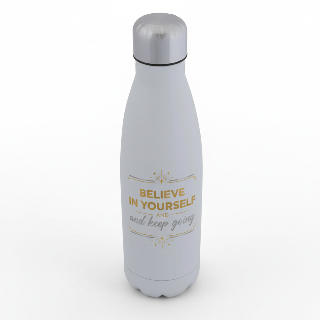 Motivational Stainless Steel Water Bottle