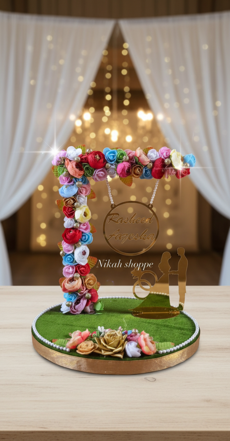 Elegant engagement ring platter