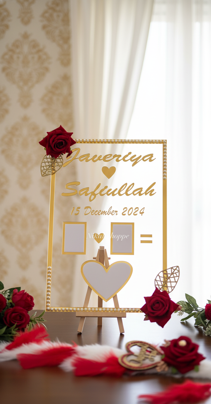 Personalized Rectangle Thumb Print Board(801)