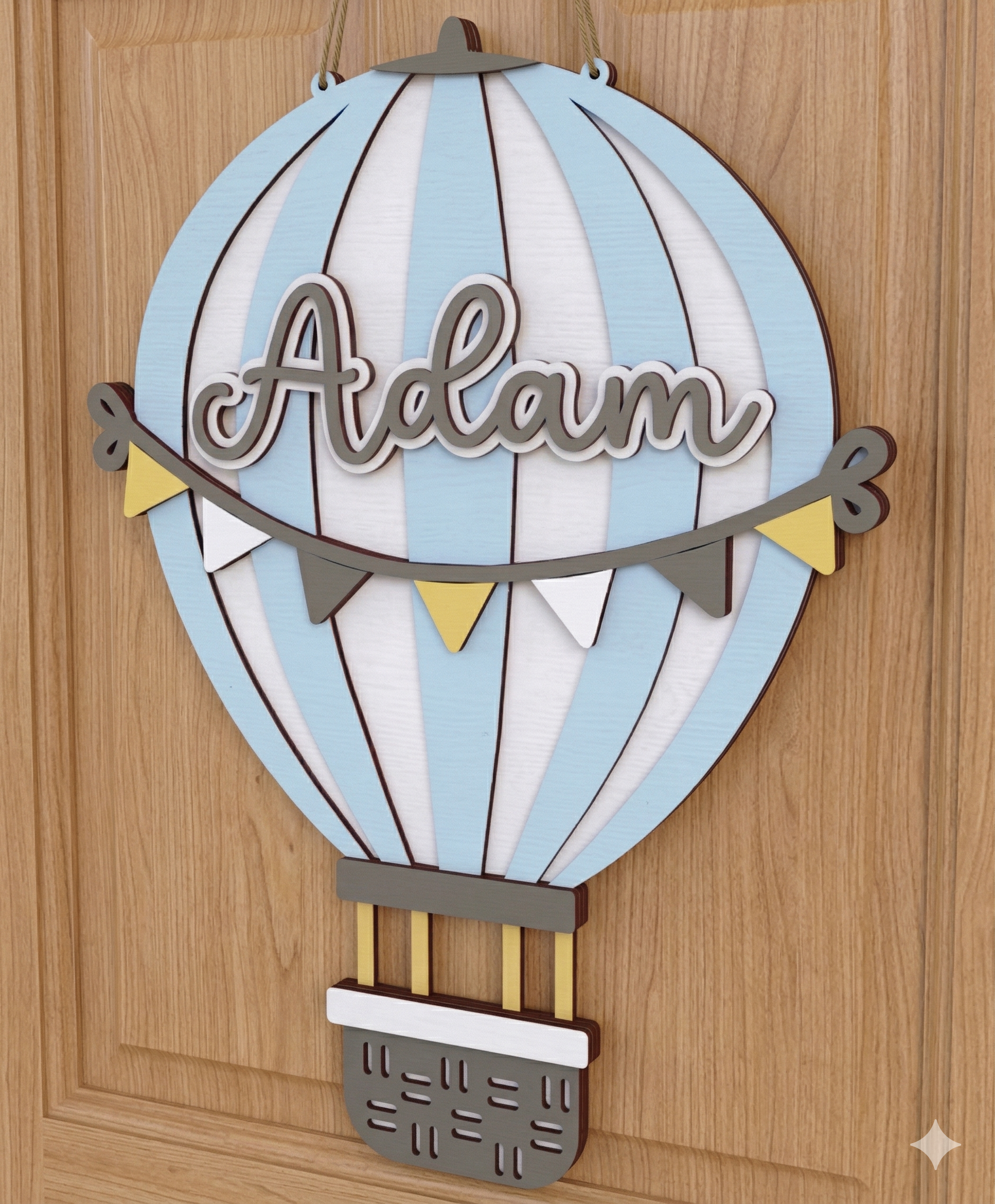 Une touche unique pour sa chambre - Porte-prénom personnalisé