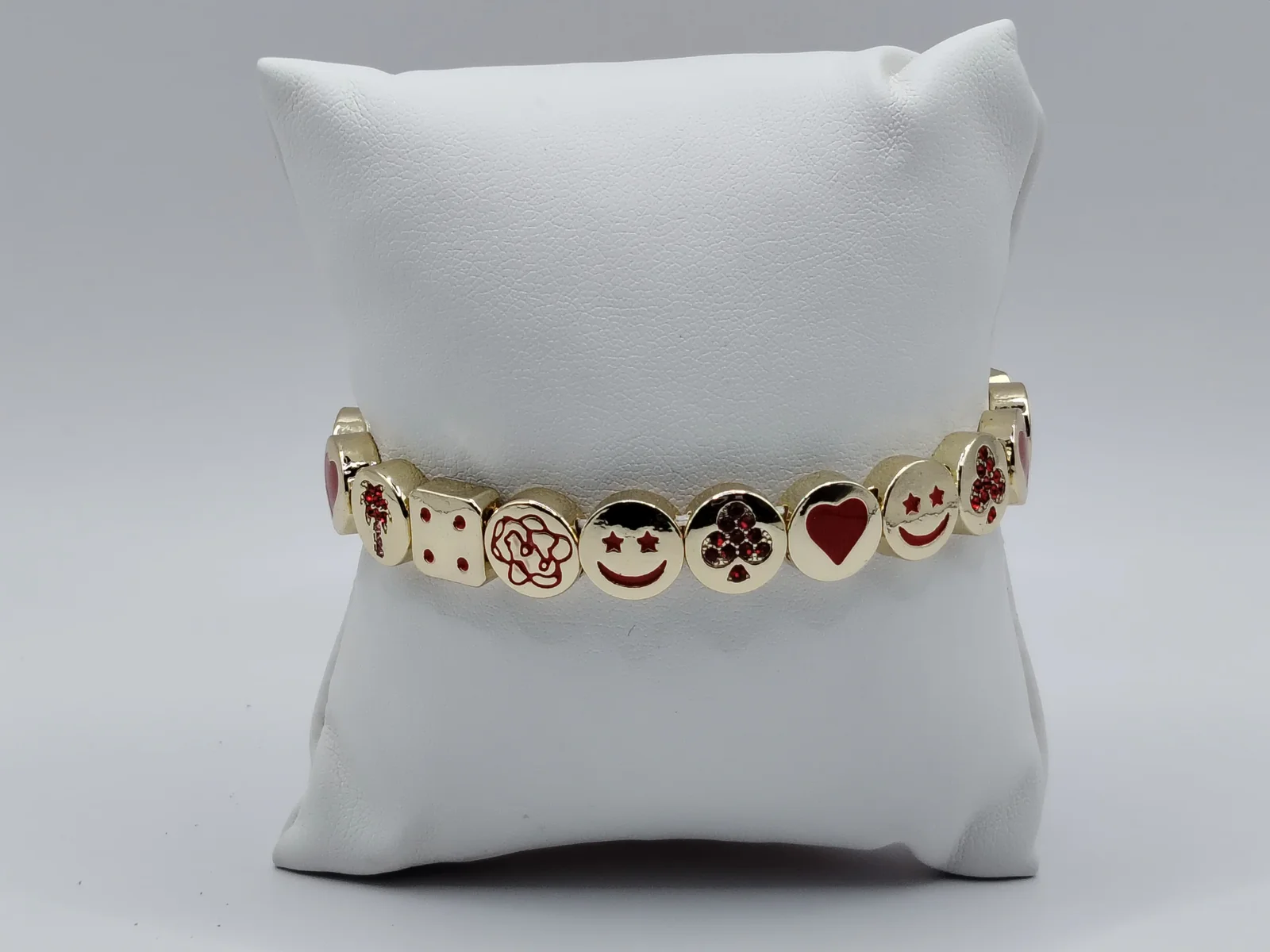 Pulsera de acero inoxidable con emoticonos