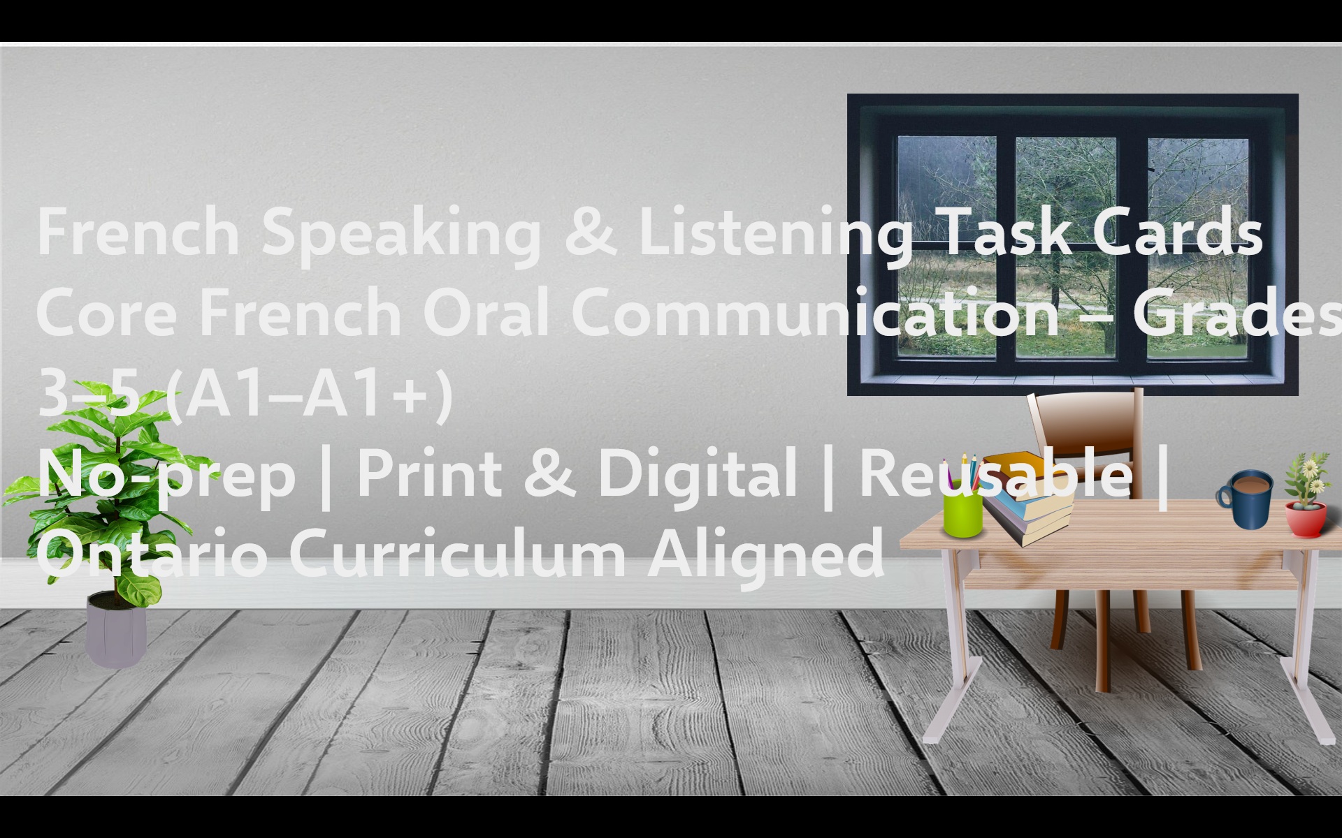 French Speaking & Listening Task Cards