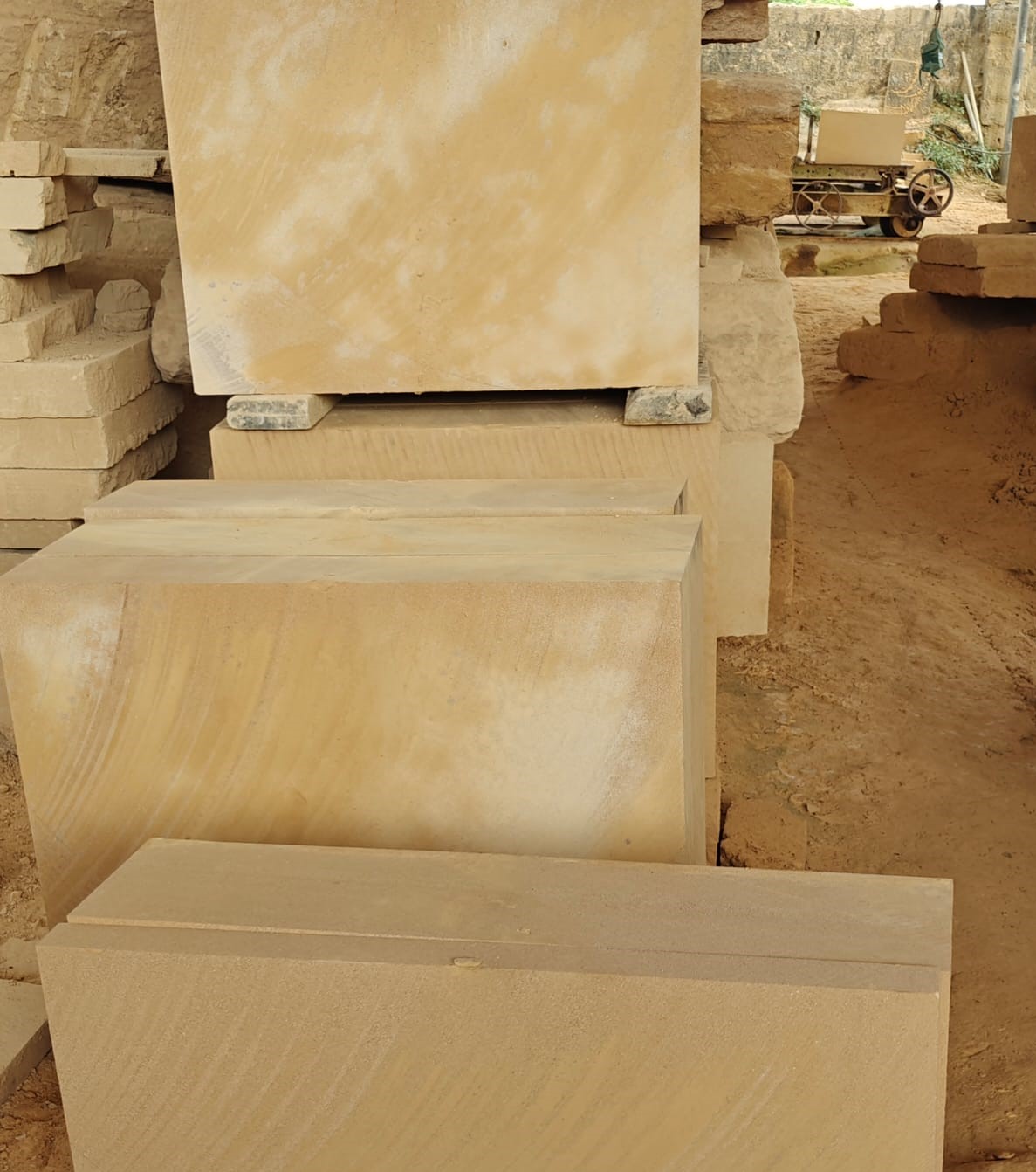 Ivory limestone