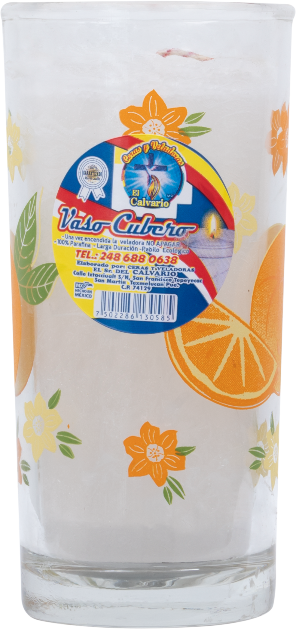 Veladora Vaso Cubero