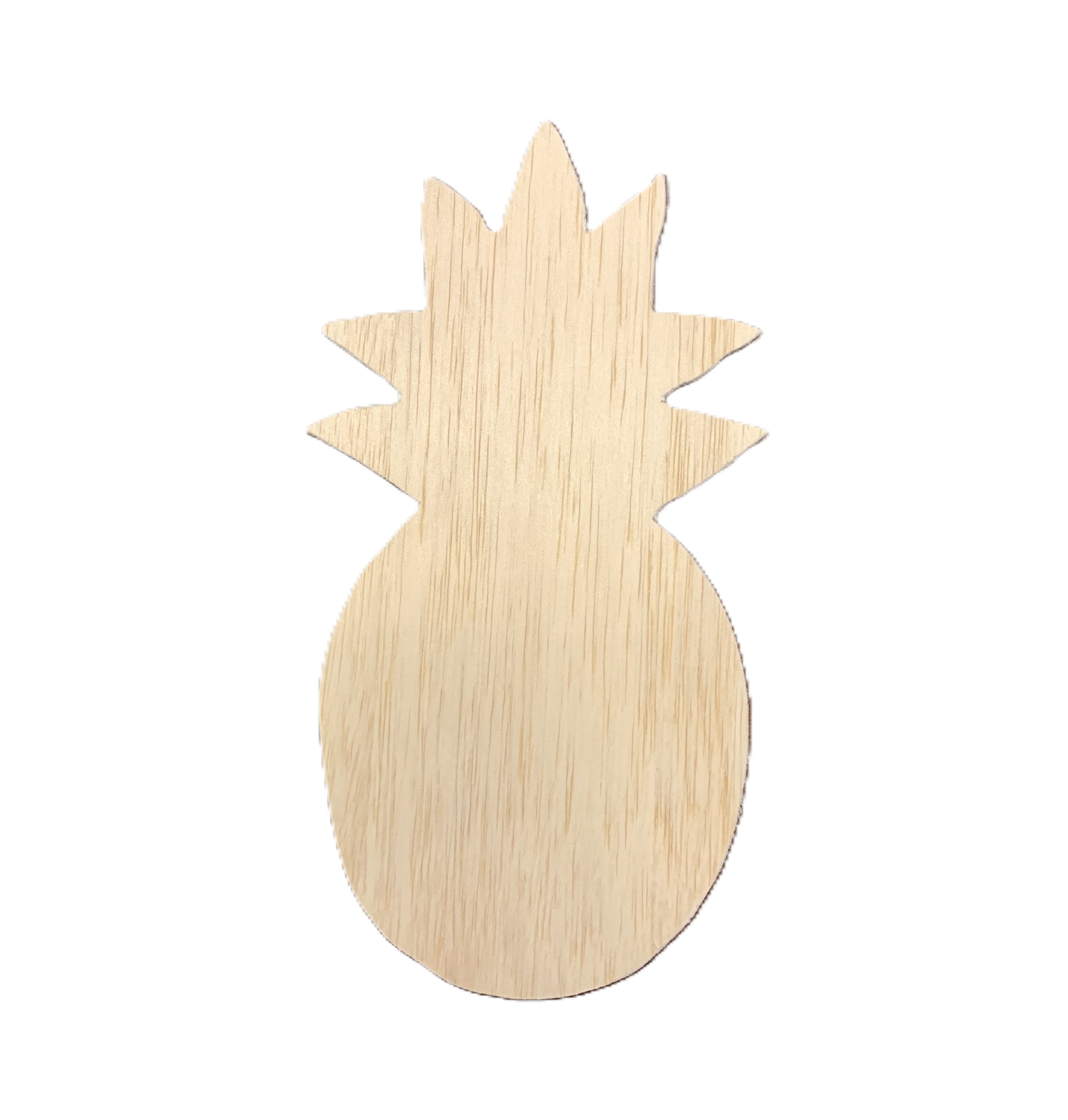 Wood Pineapple Cutout, 3 Sizes