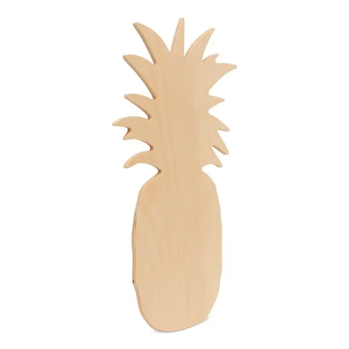 Wood Pineapple Cutout, 13.5"