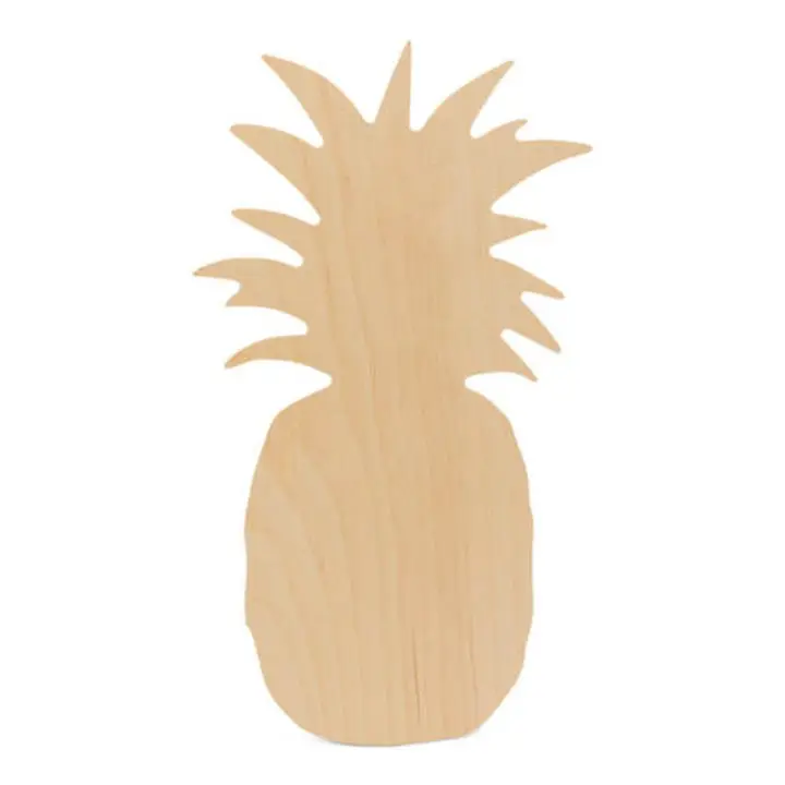 Wood Pineapple Cutout, 13.5"