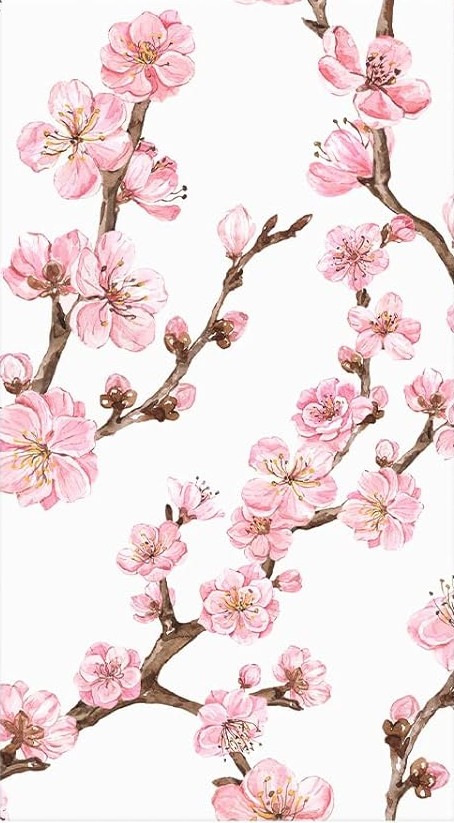 Decoupage Napkins, Cherry Blossoms Napkins, Set of 2 Dinner Size, #0380