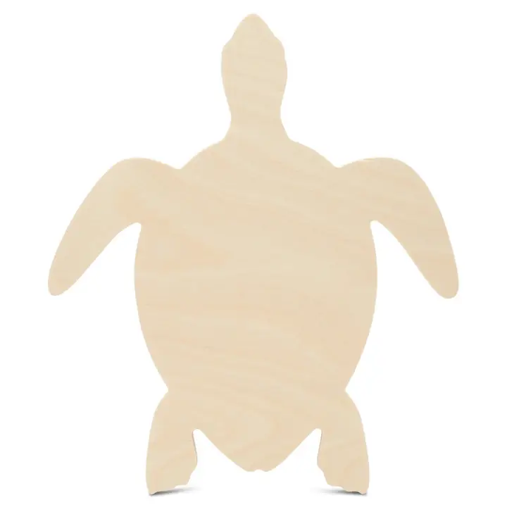 Wood Turtle Cutout, 12"