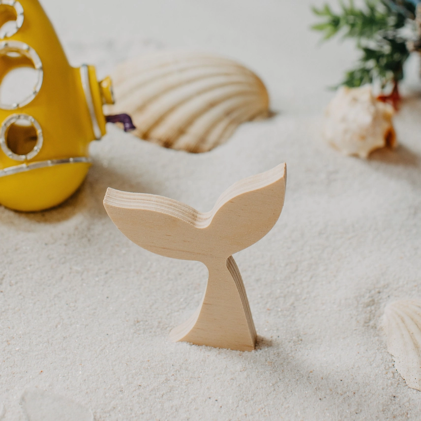 Chunky Mermaid Tail Cutout