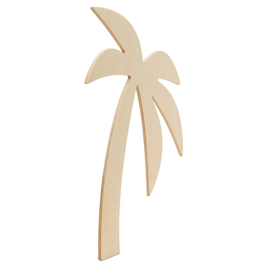 Wood Palm Tree Cutout, 14"