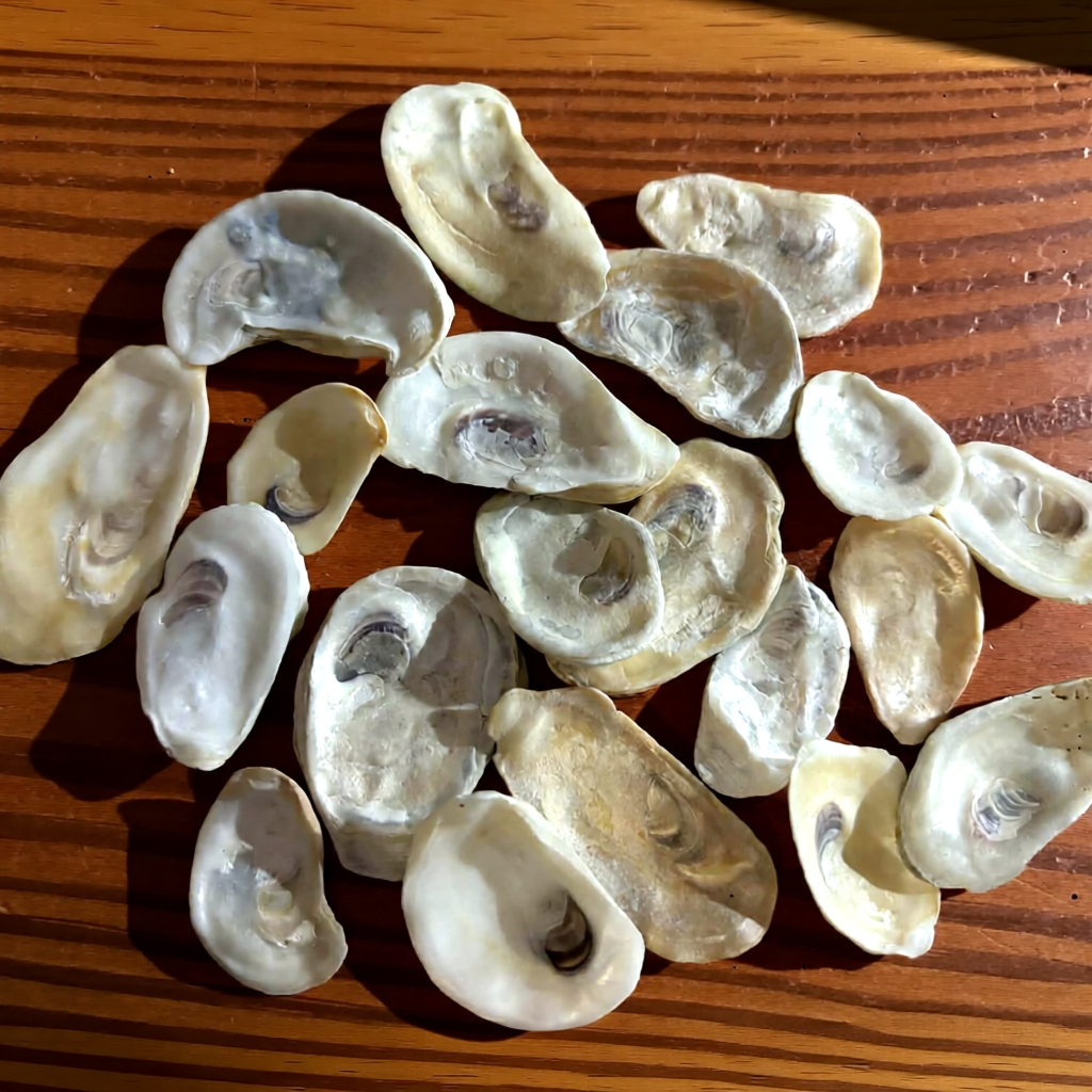 XS Oyster Shells .5 to 1.5 inches, Set of 50