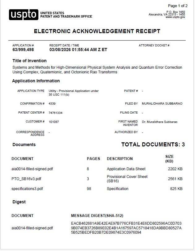 RT: Quantum, Complex, Quaternion