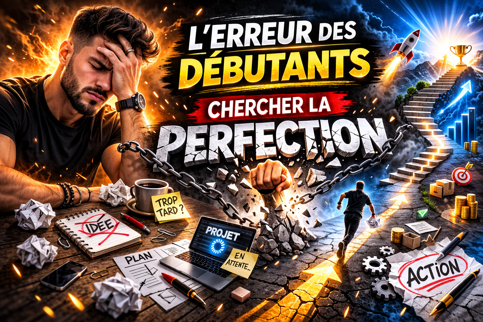 🎥 Vidéo 4 – L’erreur des débutants : chercher la perfection