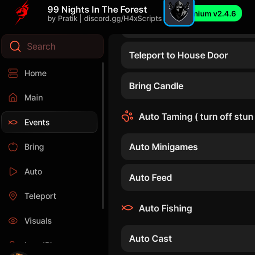 Gec script - Script 99 noites na floresta