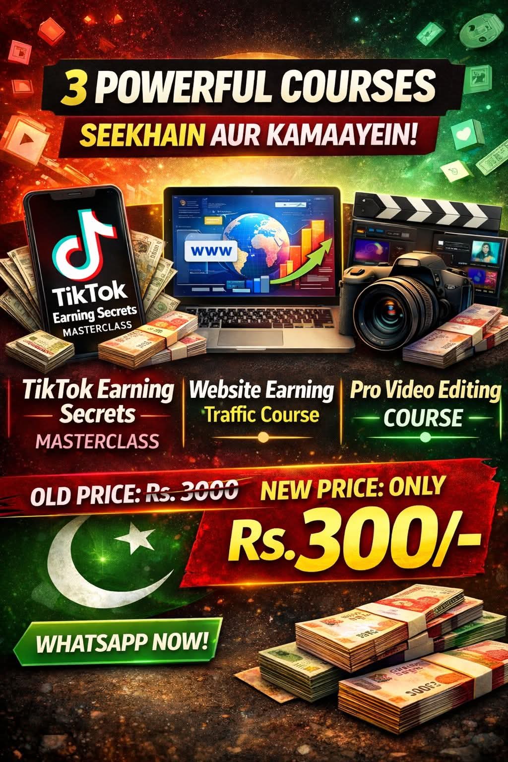 3 Powerful Online Earning Courses