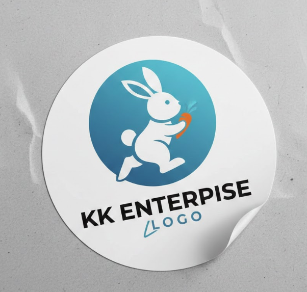 Bunny Logo Sticker