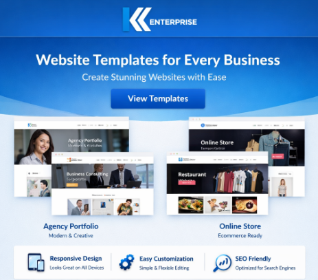 3D Website Template