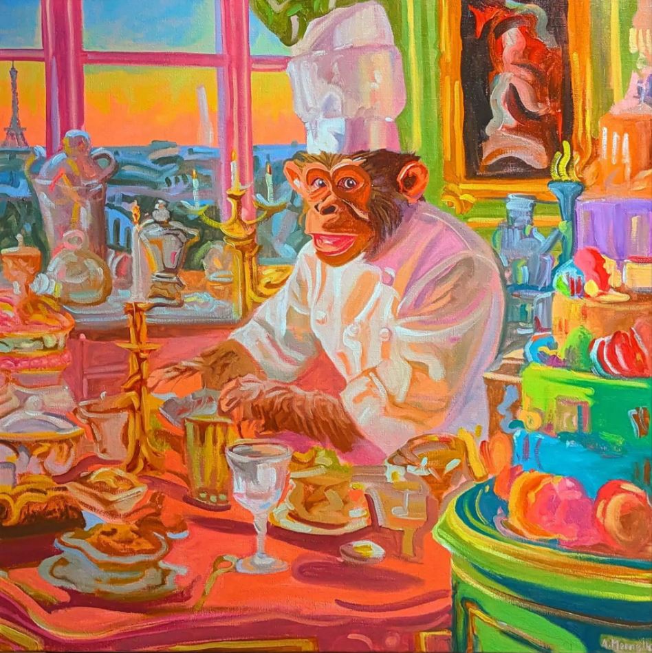 Monkey, Flour, and the Eiffel Tower