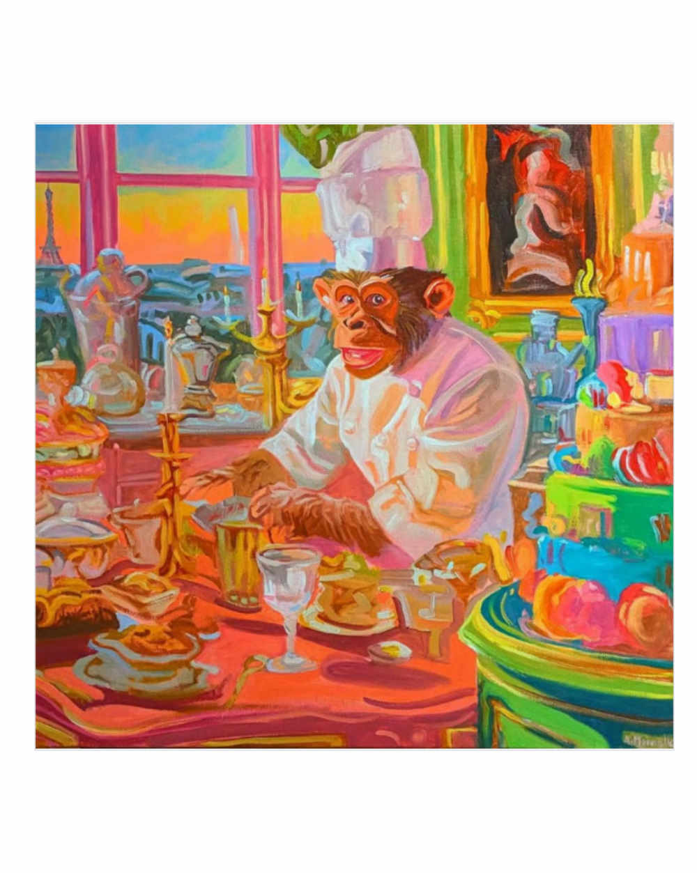 Monkey, Flour, and the Eiffel Tower