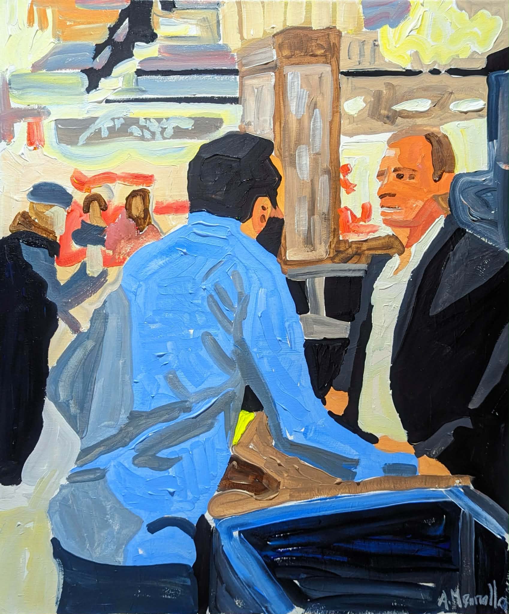 Thieves get confronted by Traxnyc - TRAXNYC - THIEVES GET CONFRONTED BY TRAX - Painting