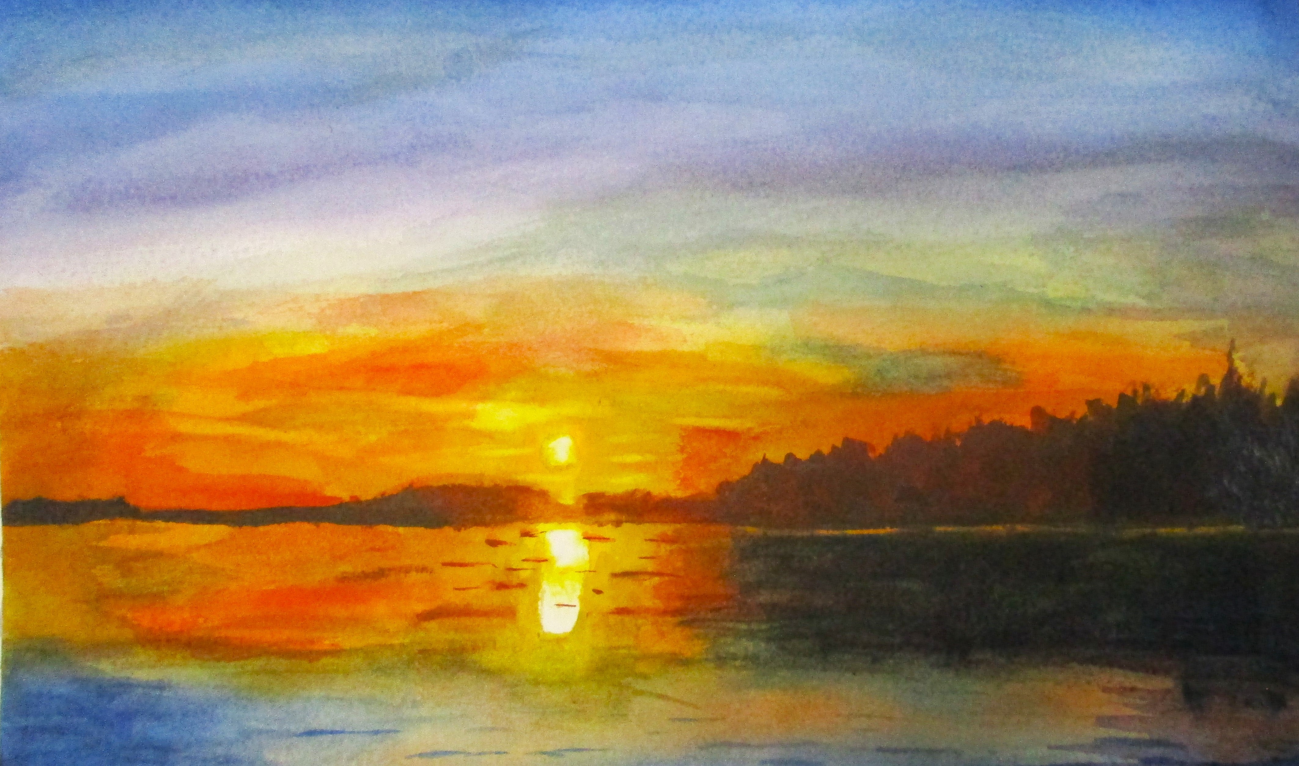 Serene Ocean Horizon