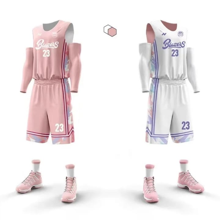 Blazers Basketball Uniform Set