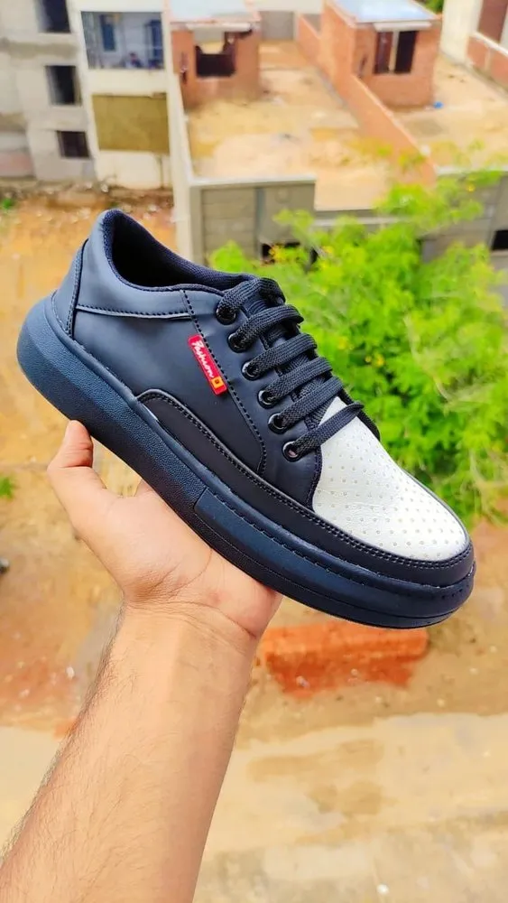 Stylish Black and White Sneaker