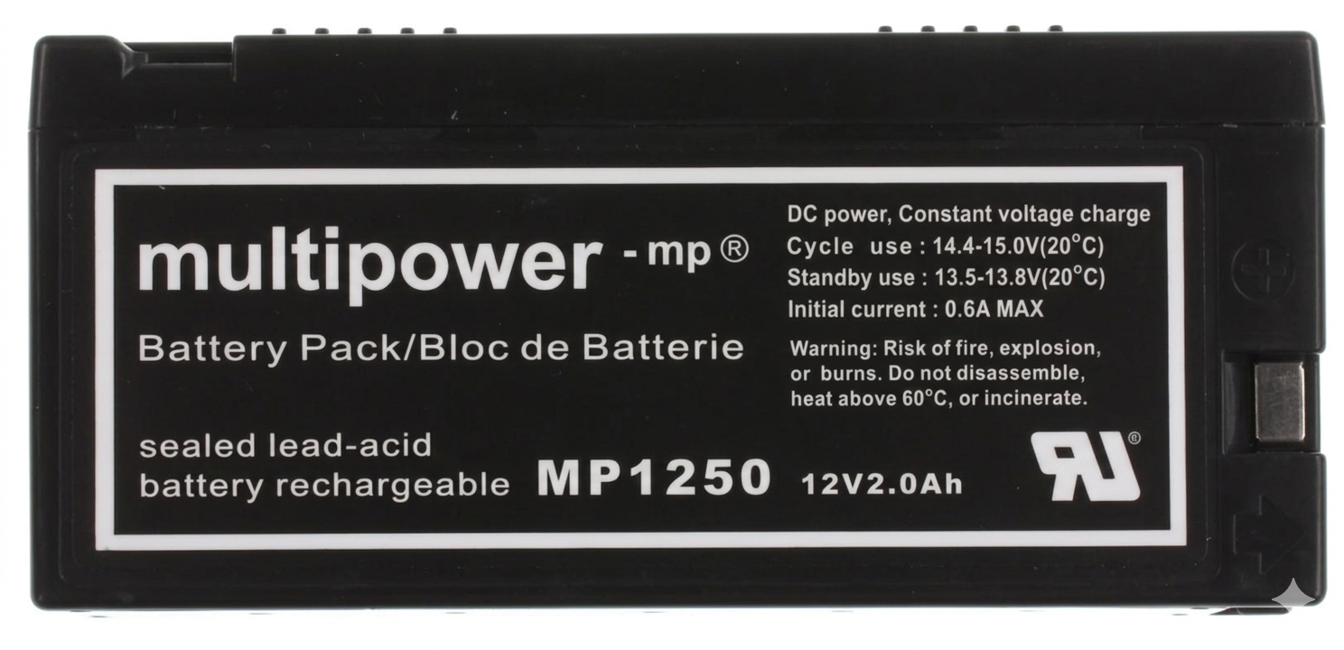 Multipower MP1250 12 V 2,0 Ah akumuliatorius