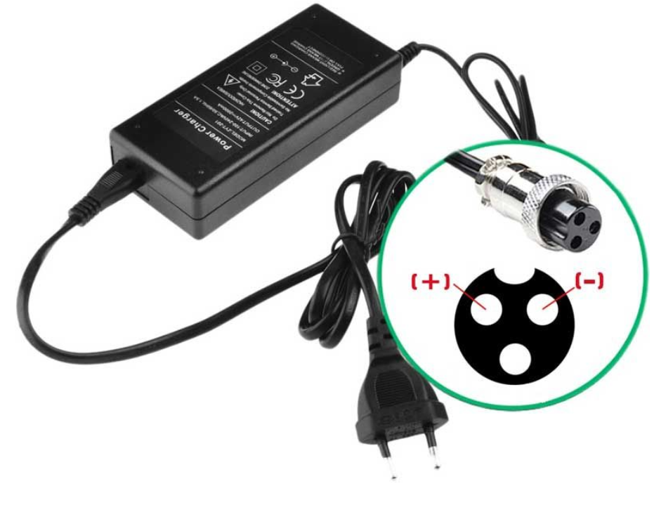 Maitinimo šaltinis paspirtukui 220V 29V 2A DYAI3631