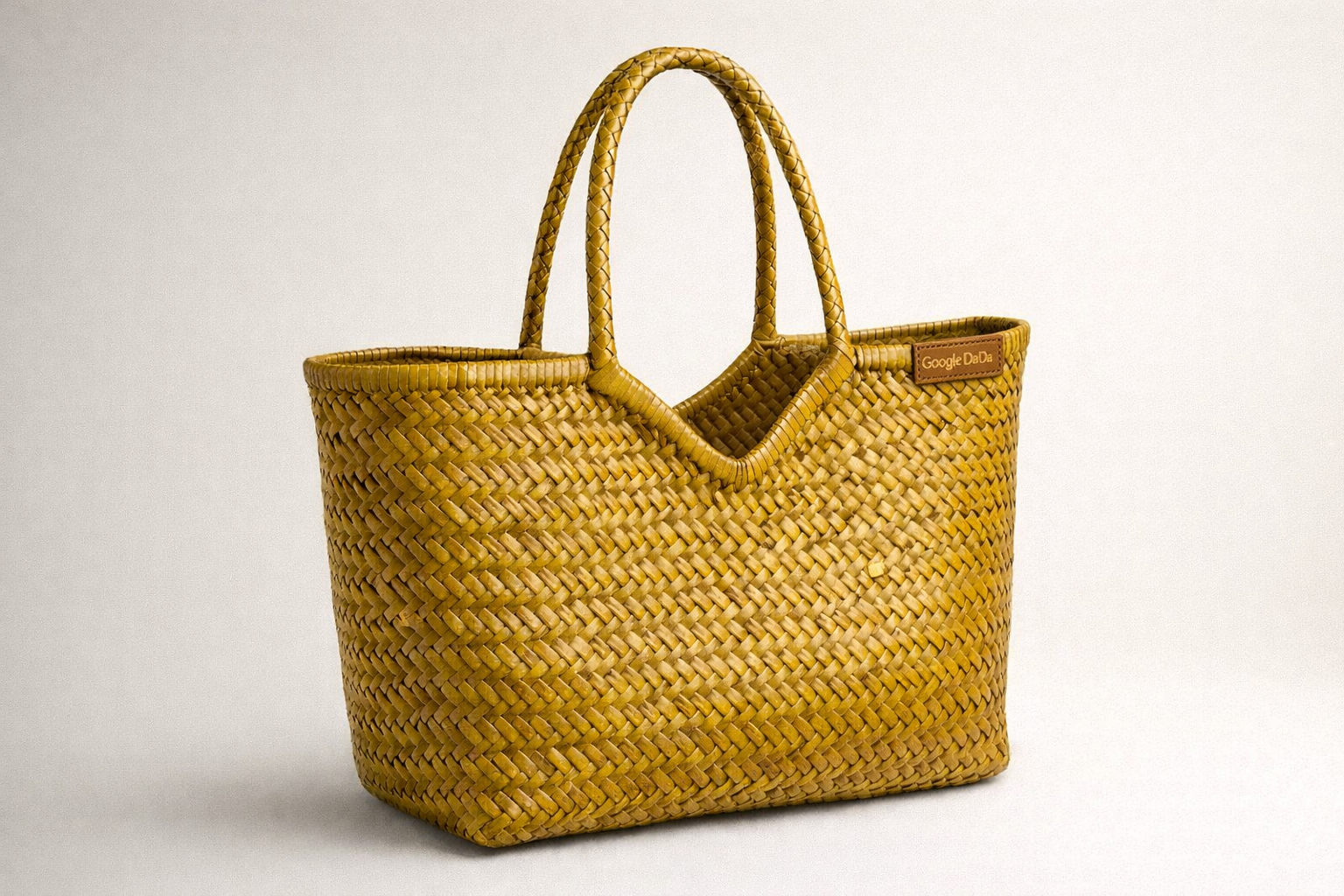 Handwoven Genuine Leather Tote Bag – Intreccio Craft