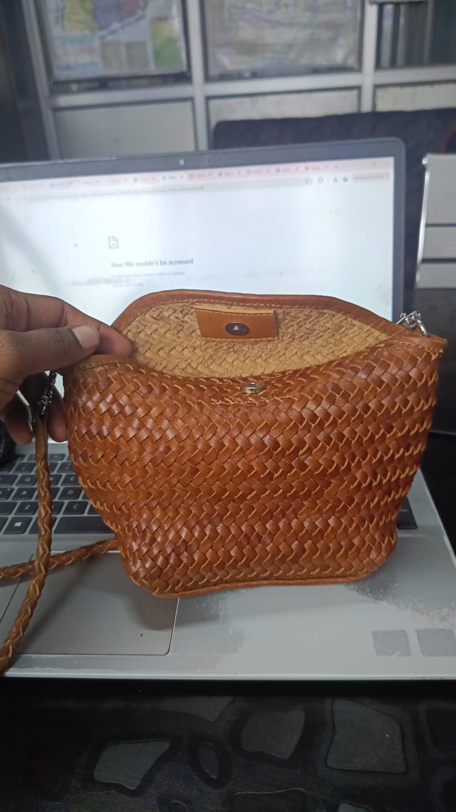 Handcrafted Woven Rattan Bag