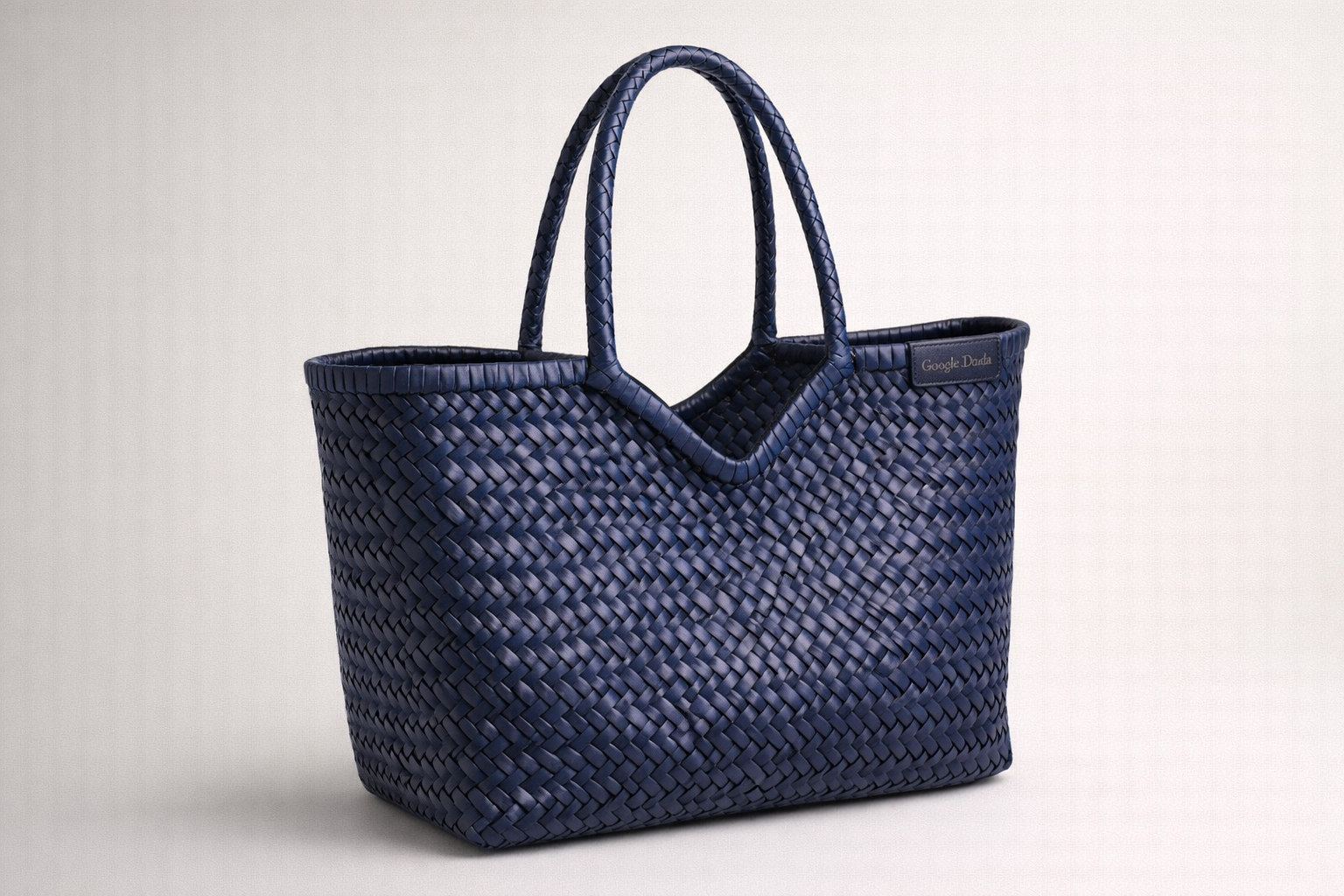 Handwoven Genuine Leather Tote Bag – Intreccio Craft