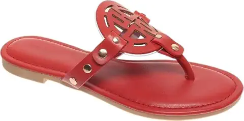 Red open toe sandal