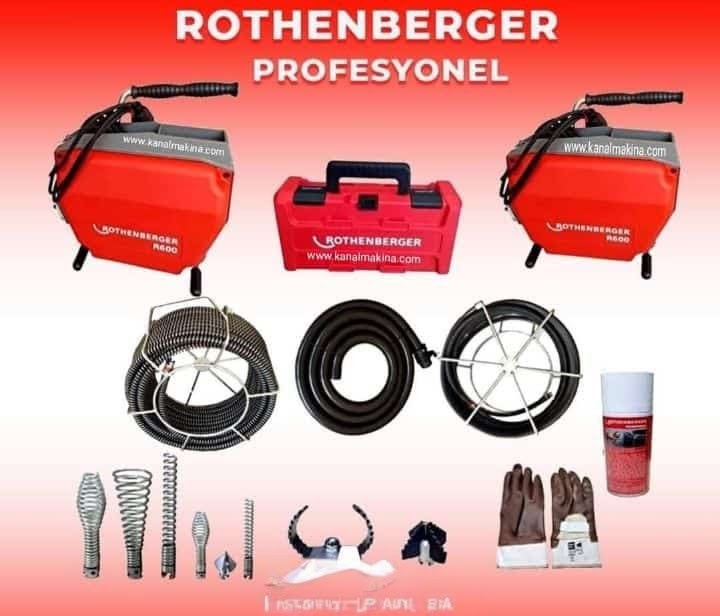 Rothenberger R600 Kanal Açma Makinesi