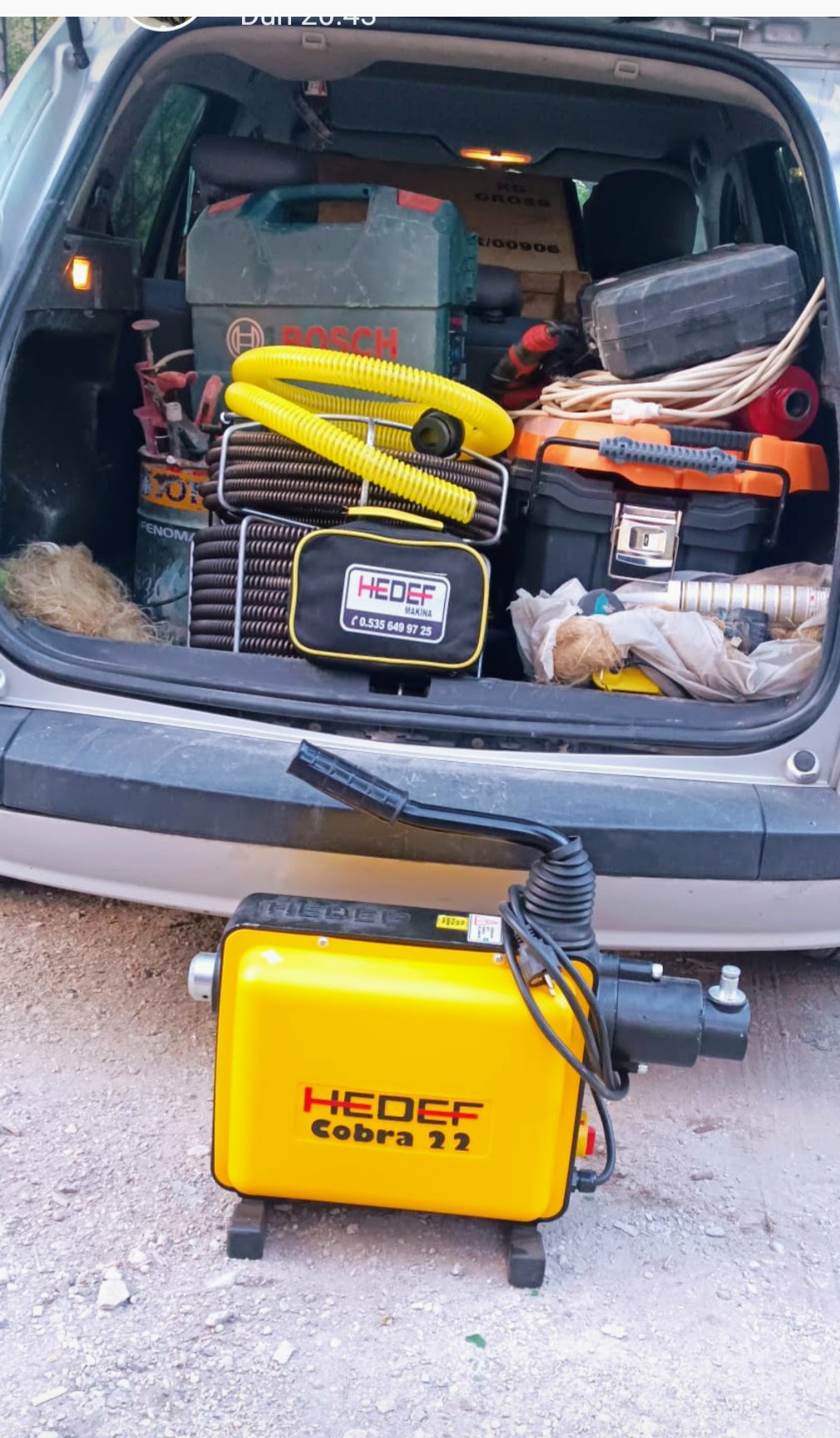 Hedef Cobra 22 Kanal Açma Makinesi