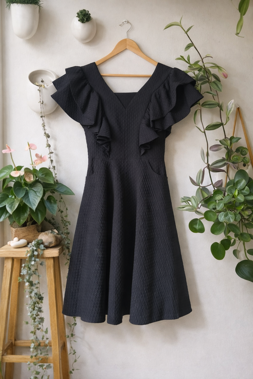 Vestido negro elegante