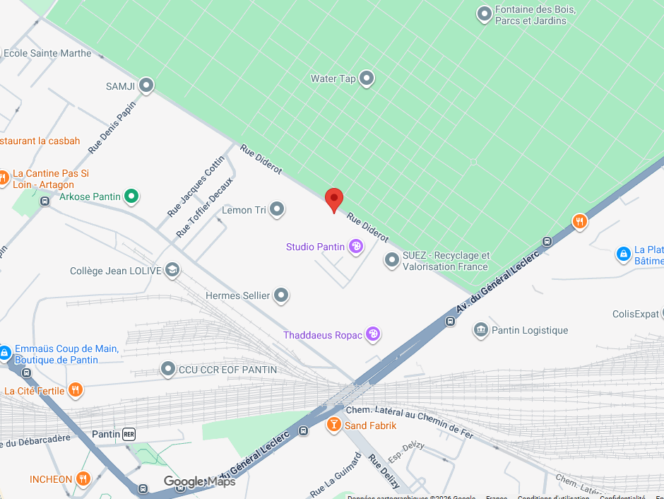 Local d'activité 230 m² · Pantin 93500 · Quartier Quatre Chemins Sud