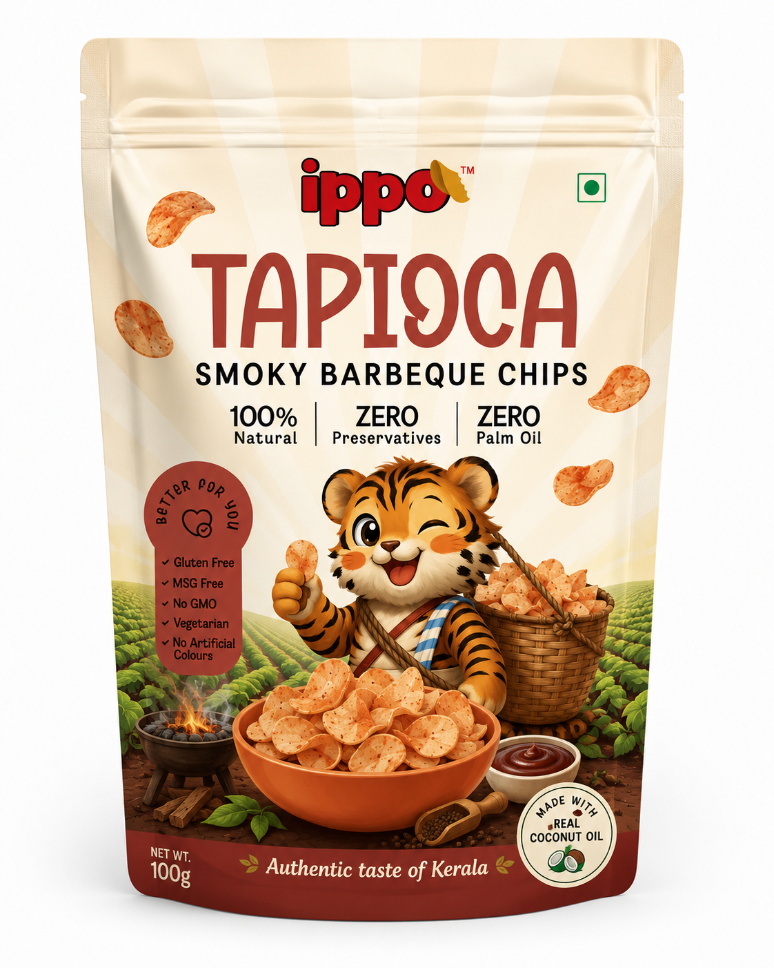 Tapioca Smoky Barbeque Chips