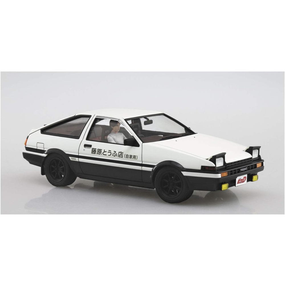 1/24 Takumi Fujiwara AE86 Trueno Project D Ver. with Driver Figure