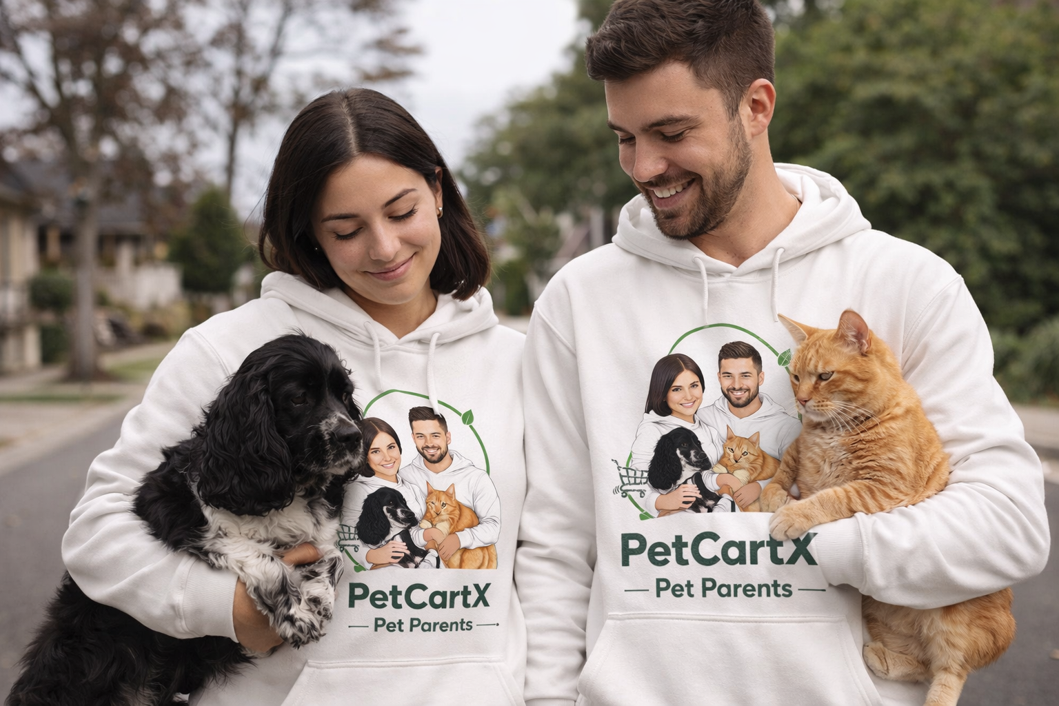 PetCartX Digital Hoodie Mockup