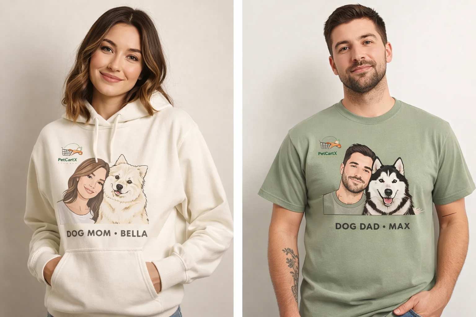 PetCartX Digital Hoodie Mockup