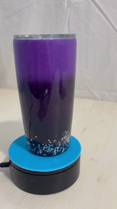 Purple Ombre Resin Tumbler