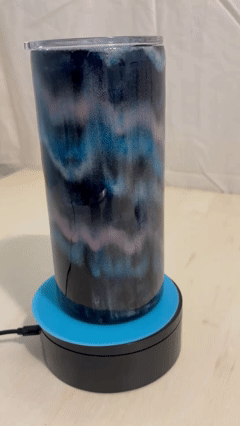 Northern Lights Resin Tumbler