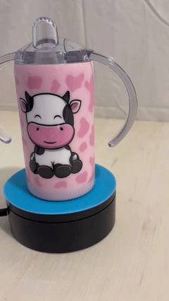 Pink Cow Resin Cup