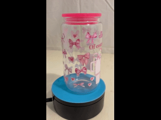 I'm a Girl Glass Tumbler